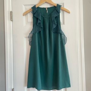 Free People Emerald Ruffle Dress